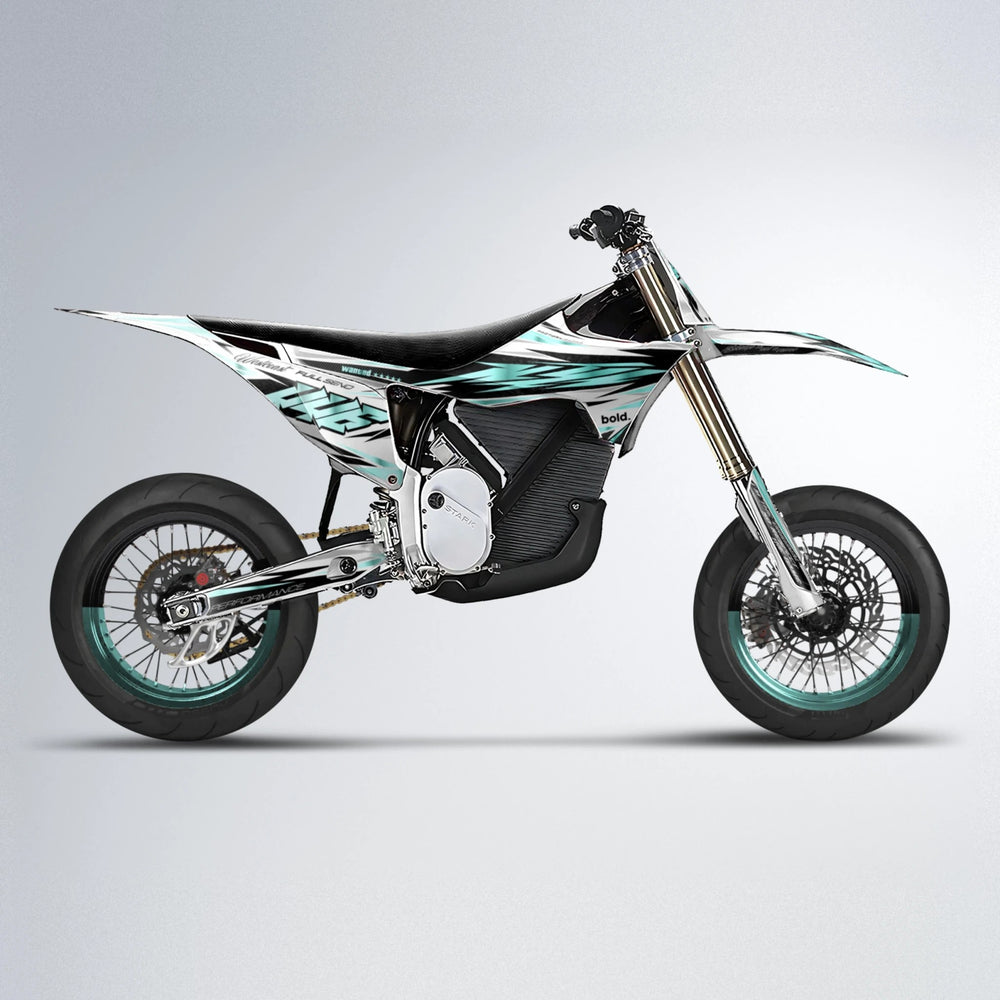WESTCOAST Stark Varg SM supermoto graphics kit in Mint