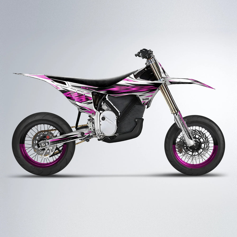 WESTCOAST Stark Varg SM supermoto graphics kit in Pink