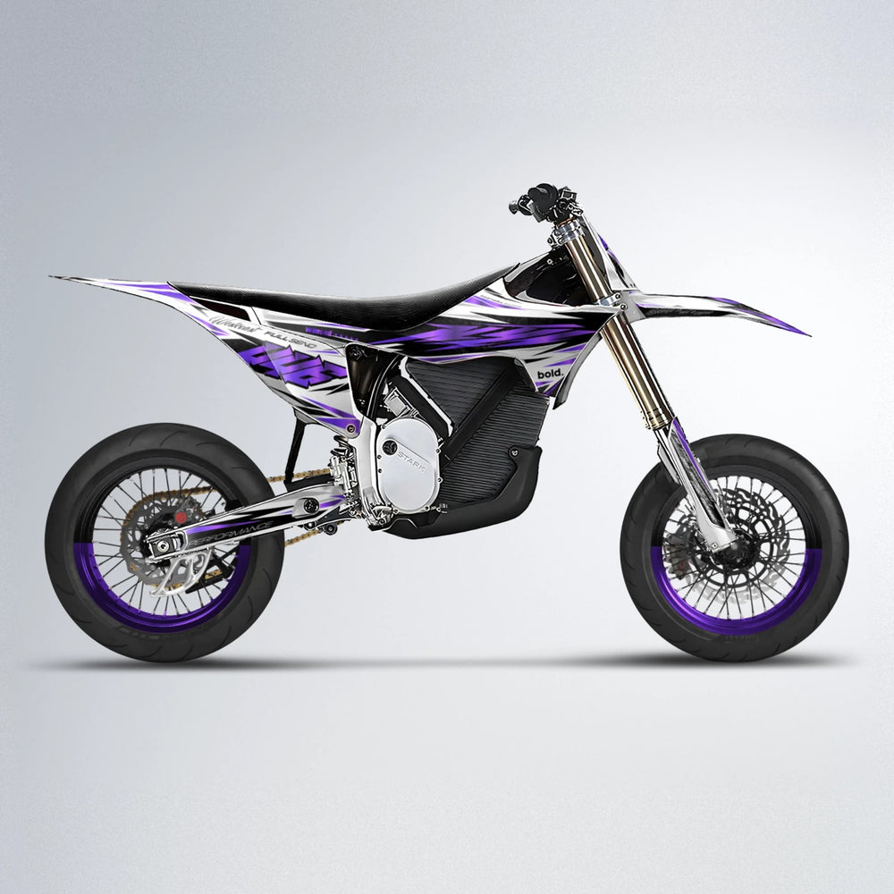 WESTCOAST Stark Varg SM supermoto graphics kit in Purple