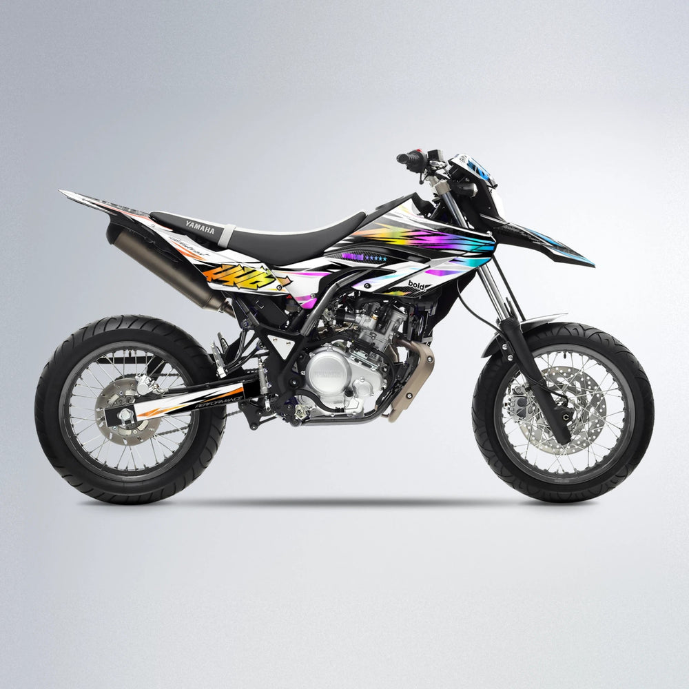 WESTCOAST Yamaha WR 125X supermoto graphics kit in Sunset Fade