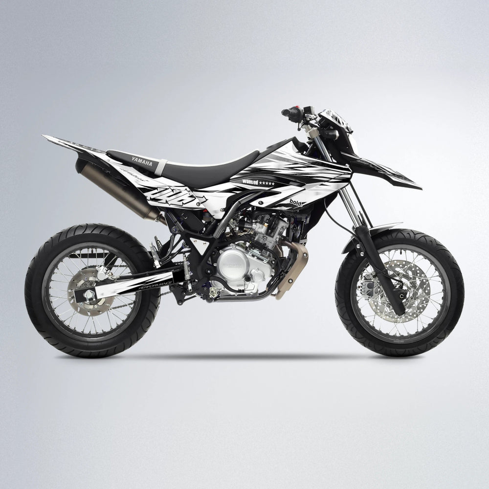 WESTCOAST Yamaha WR 125X supermoto graphics kit in White