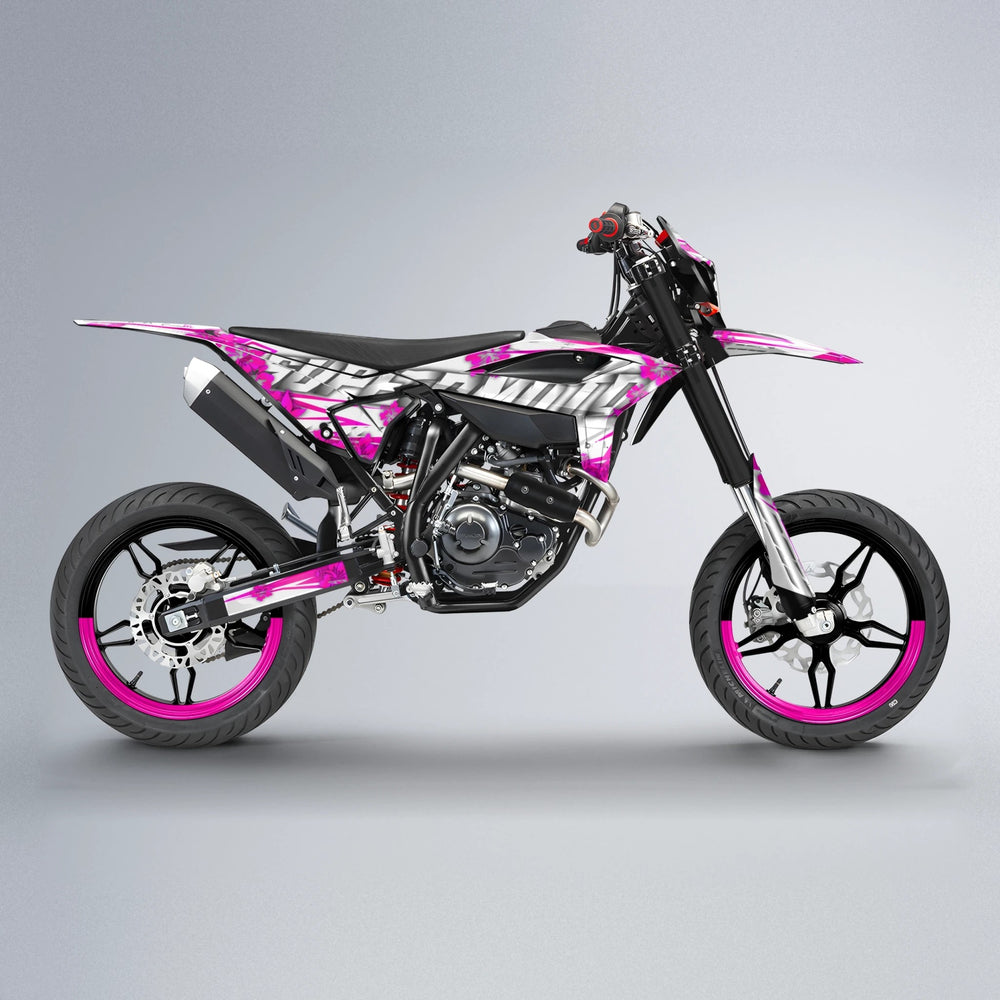 WNICOO Beta supermoto graphics kit in Custom Colour