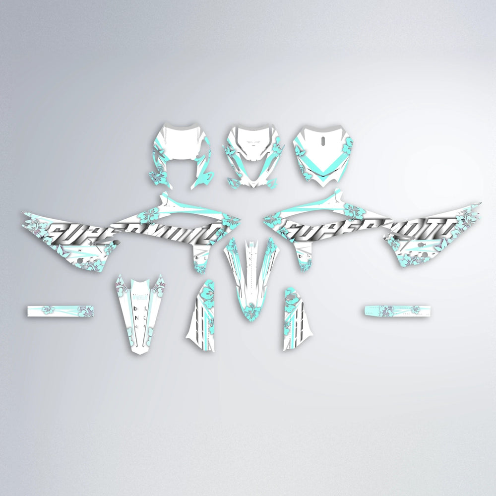 WNICOO Beta graphics kit parts layout in Mint