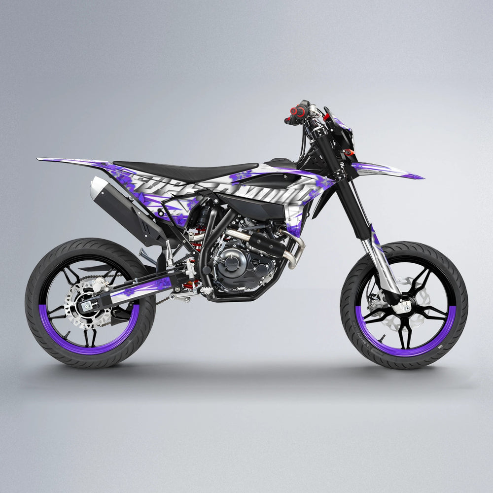 WNICOO Beta supermoto graphics kit in Purple