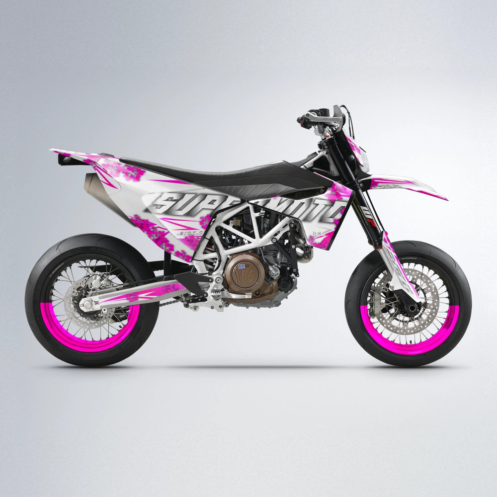 WNICOO Husqvarna 701 supermoto graphics kit in Custom Colour