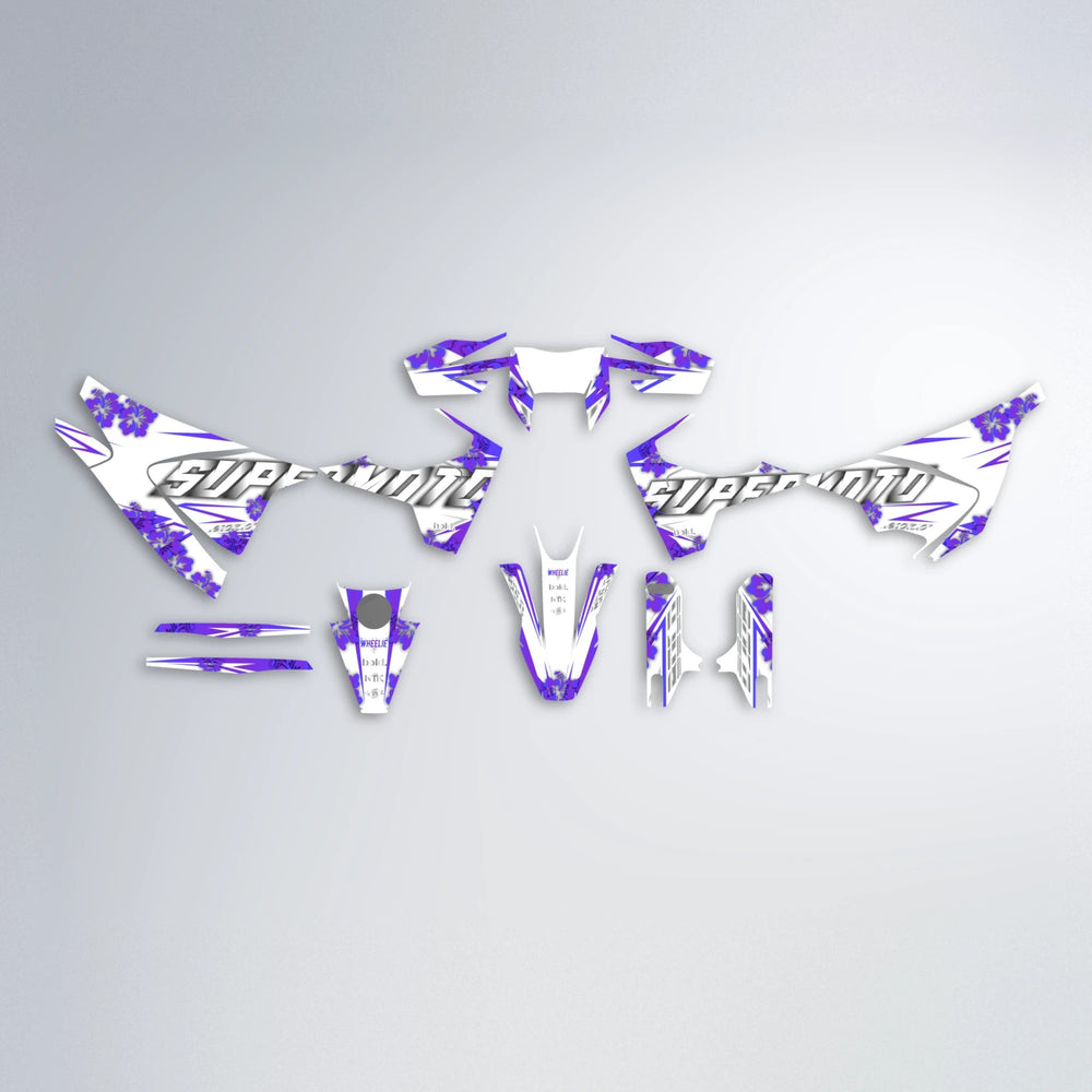 WNICOO Husqvarna 701 graphics kit parts layout in Purple