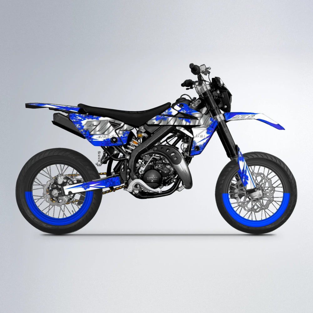 WNICOO Rieju MRT supermoto graphics kit in Blue