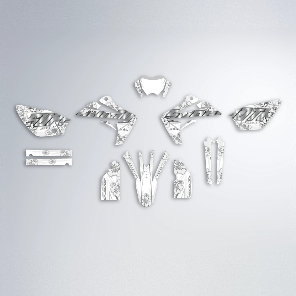 WNICOO Rieju MRT graphics kit parts layout in White