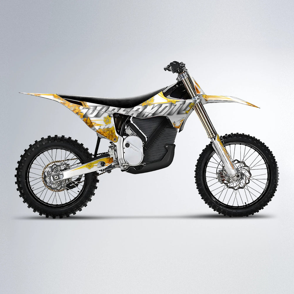 WNICOO Stark Varg MX motocross graphics kit in Orange & Yellow