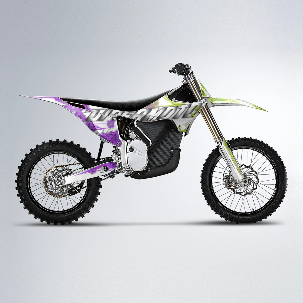 WNICOO Stark Varg MX motocross graphics kit in Purple & Yellow