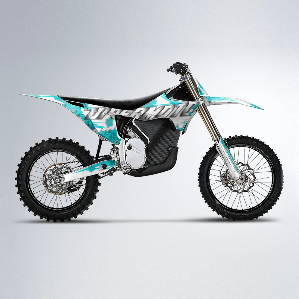 WNICOO Stark Varg MX motocross graphics kit in Teal