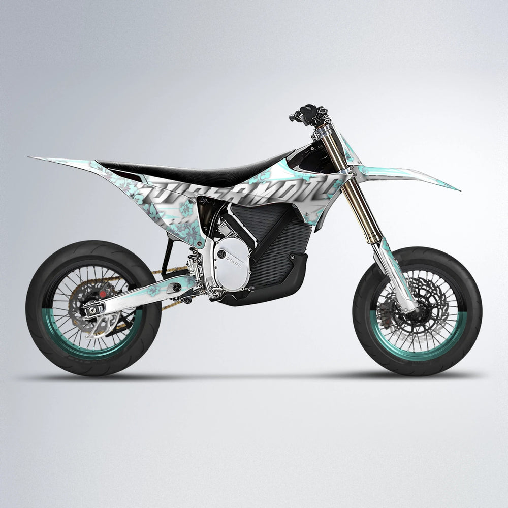 WNICOO Stark Varg SM supermoto graphics kit in Mint