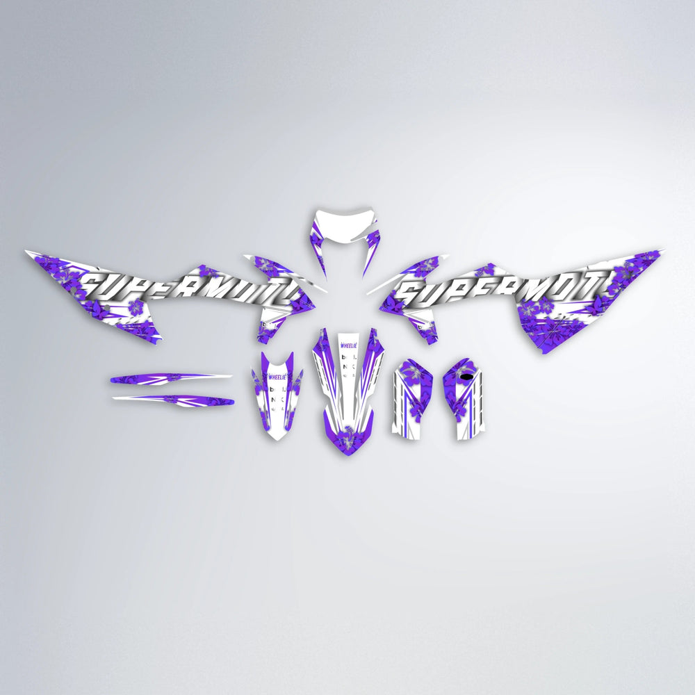 WNICOO graphics kit parts layout in Purple