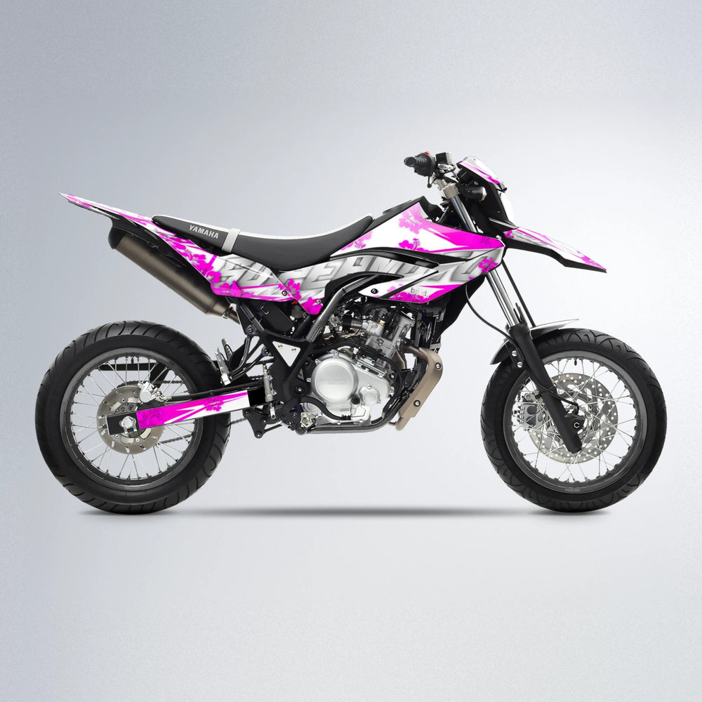 WNICOO Yamaha WR 125X supermoto graphics kit in Custom Colour