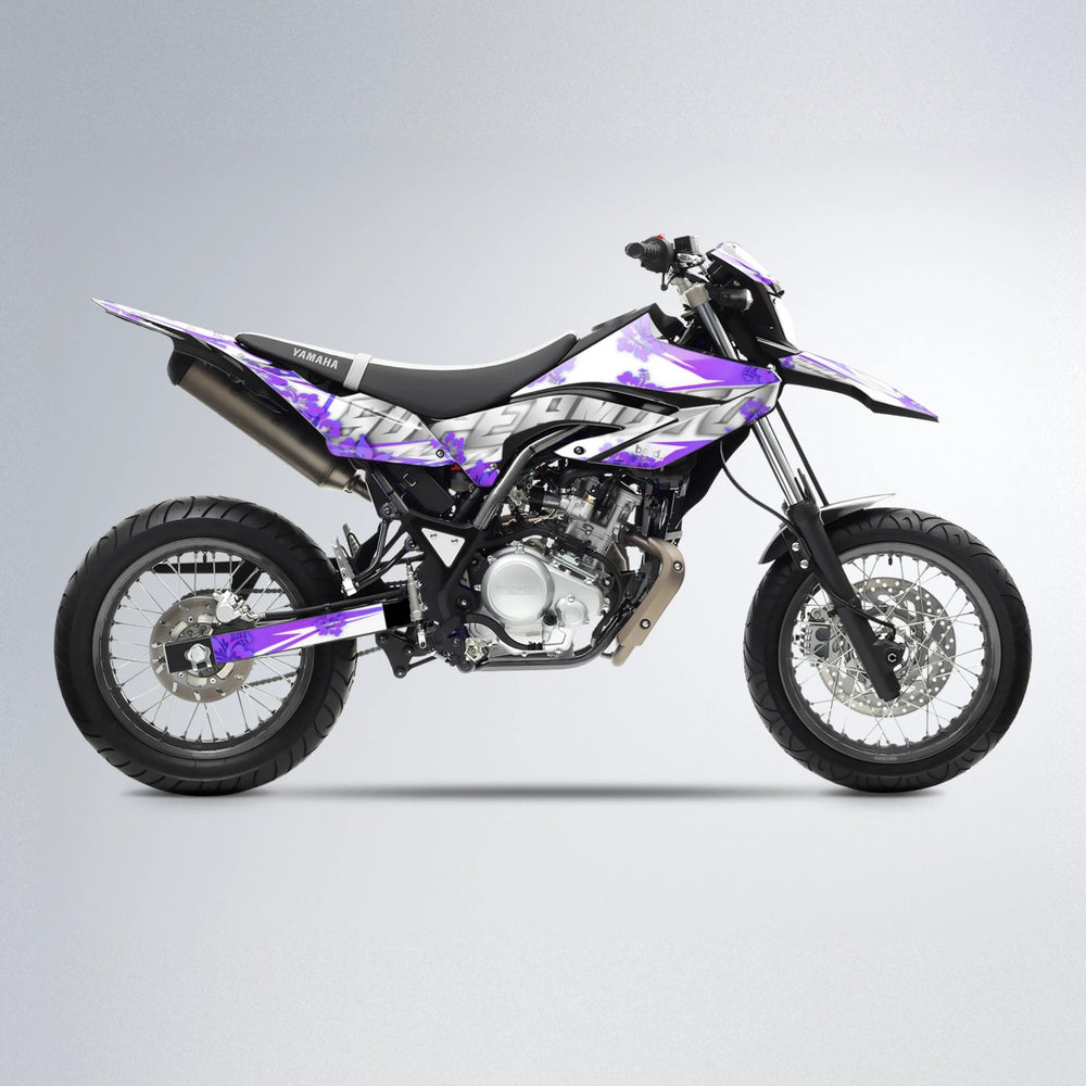 WNICOO Yamaha WR 125X supermoto graphics kit in Purple