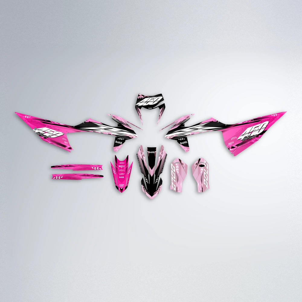 WRATH graphics kit parts layout in Flamingo