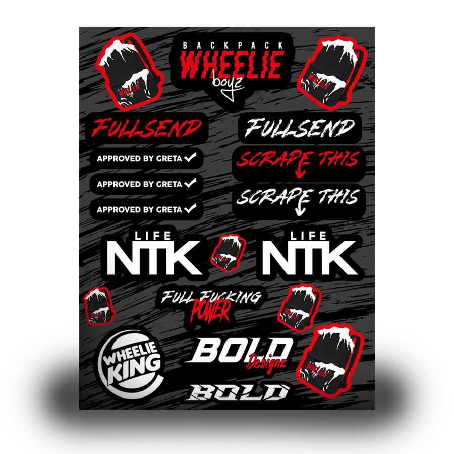 Sticker Sheet - BPWB Fjällen Edition - Bolddesignz