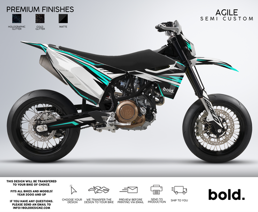 All Semi Custom Graphics - Supermoto & Motocross Decor Page