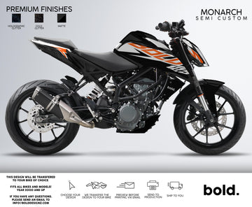 MONARCH - KTM DUKE Graphics kit