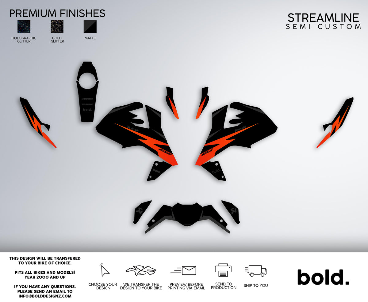 KTM DUKE Graphics - Bolddesignz