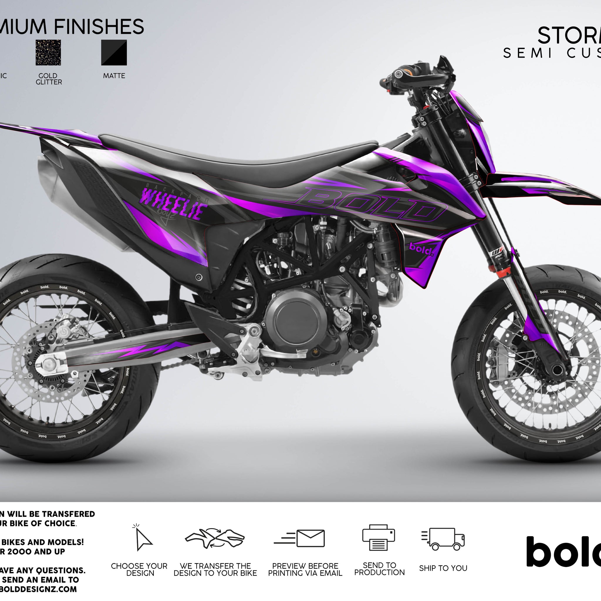 STORM - KTM SMC 690 Graphics kit