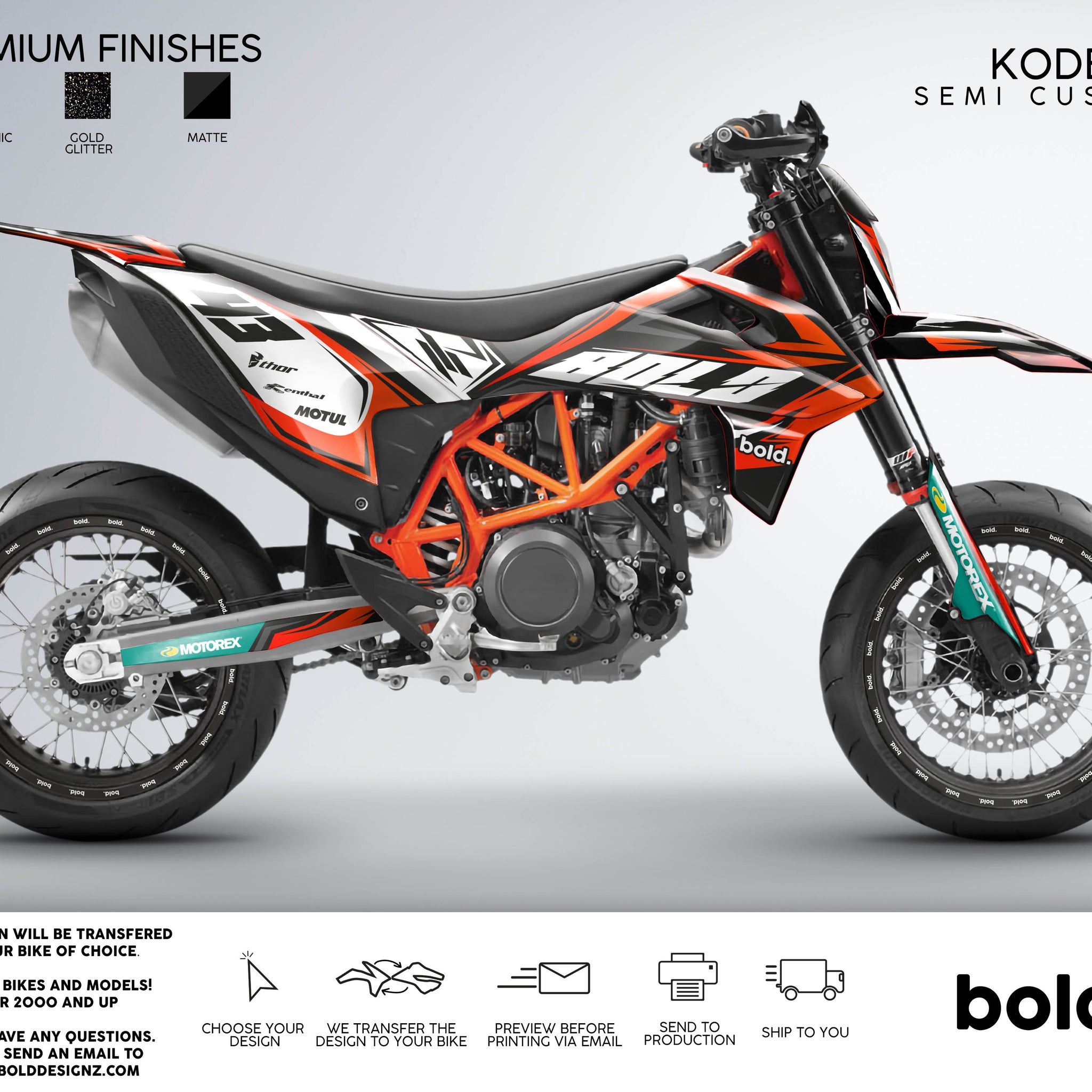 KODE - KTM SMC 690 Graphics kit