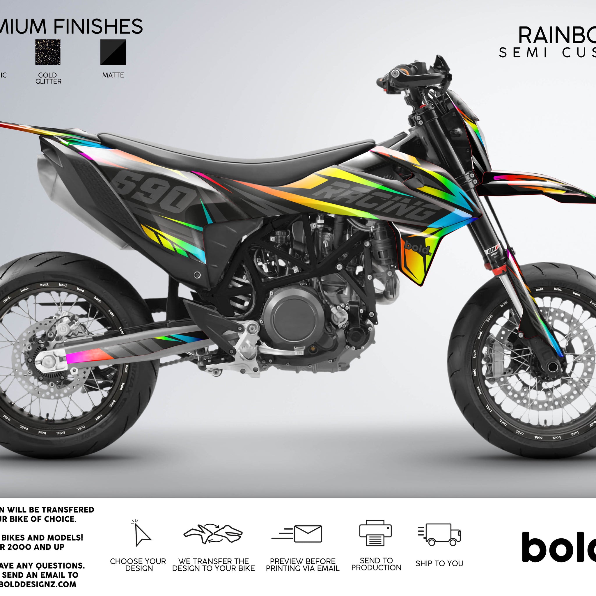 RAINBOW - KTM SMC 690 Graphics kit
