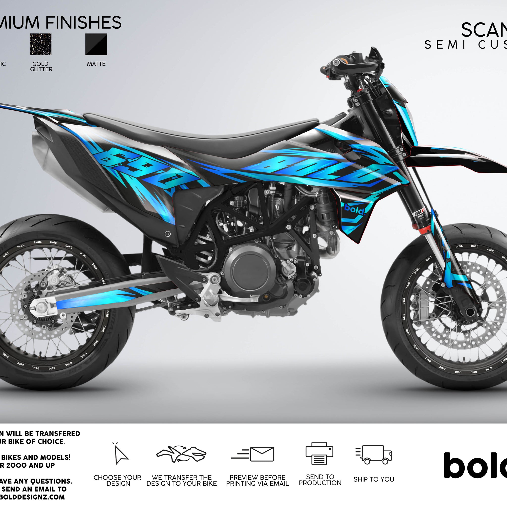 SCAN - KTM SMC 690 Graphics kit