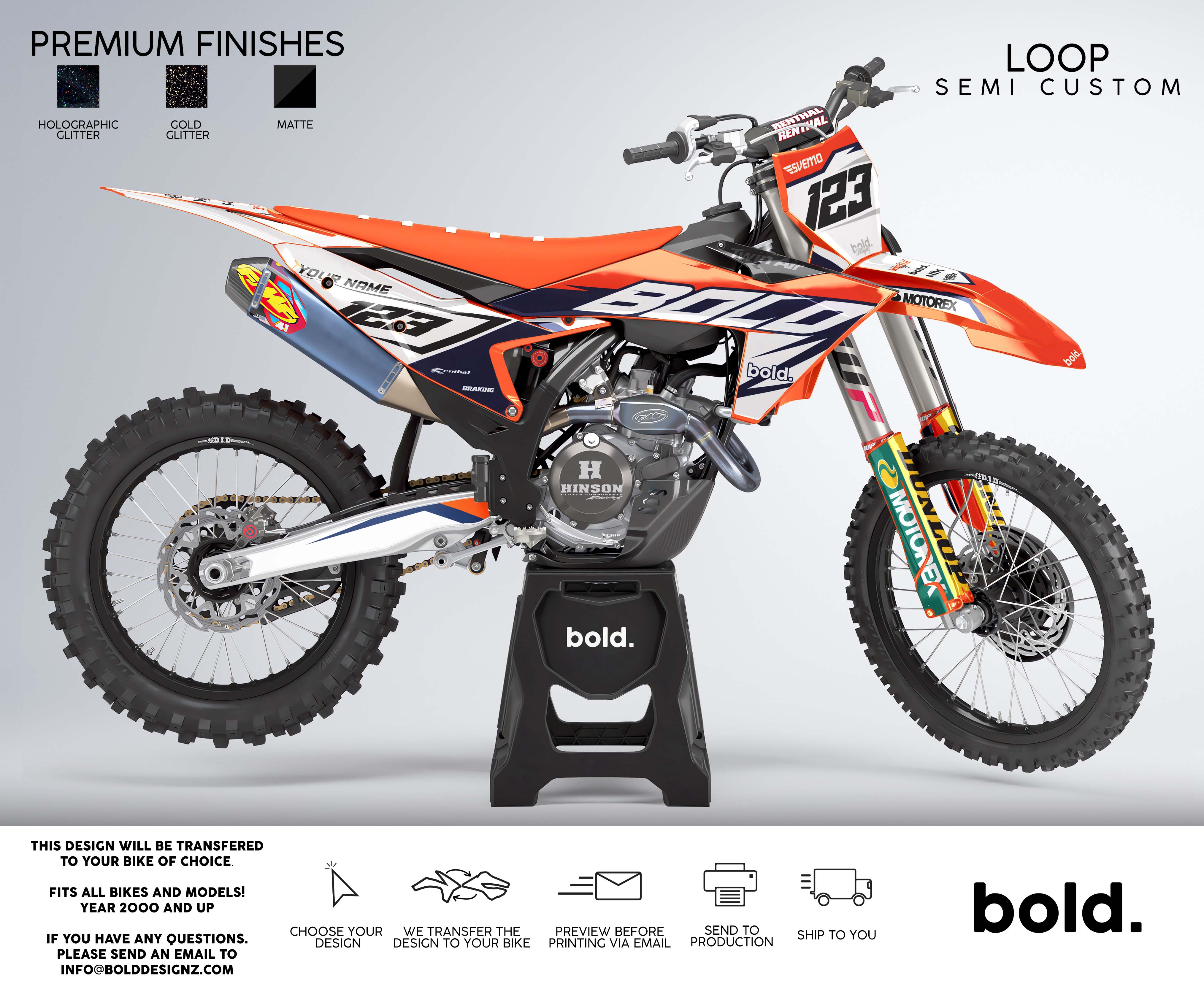 LOOP - MX Graphics kit - Bolddesignz