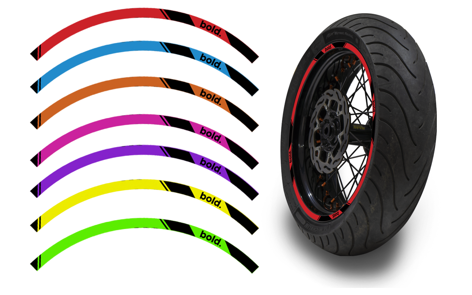 Wheel Stripes - "SPEED"