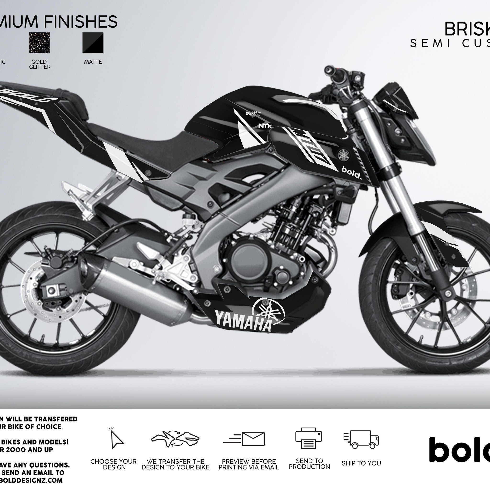 BRISK - YAMAHA MT Graphics kit