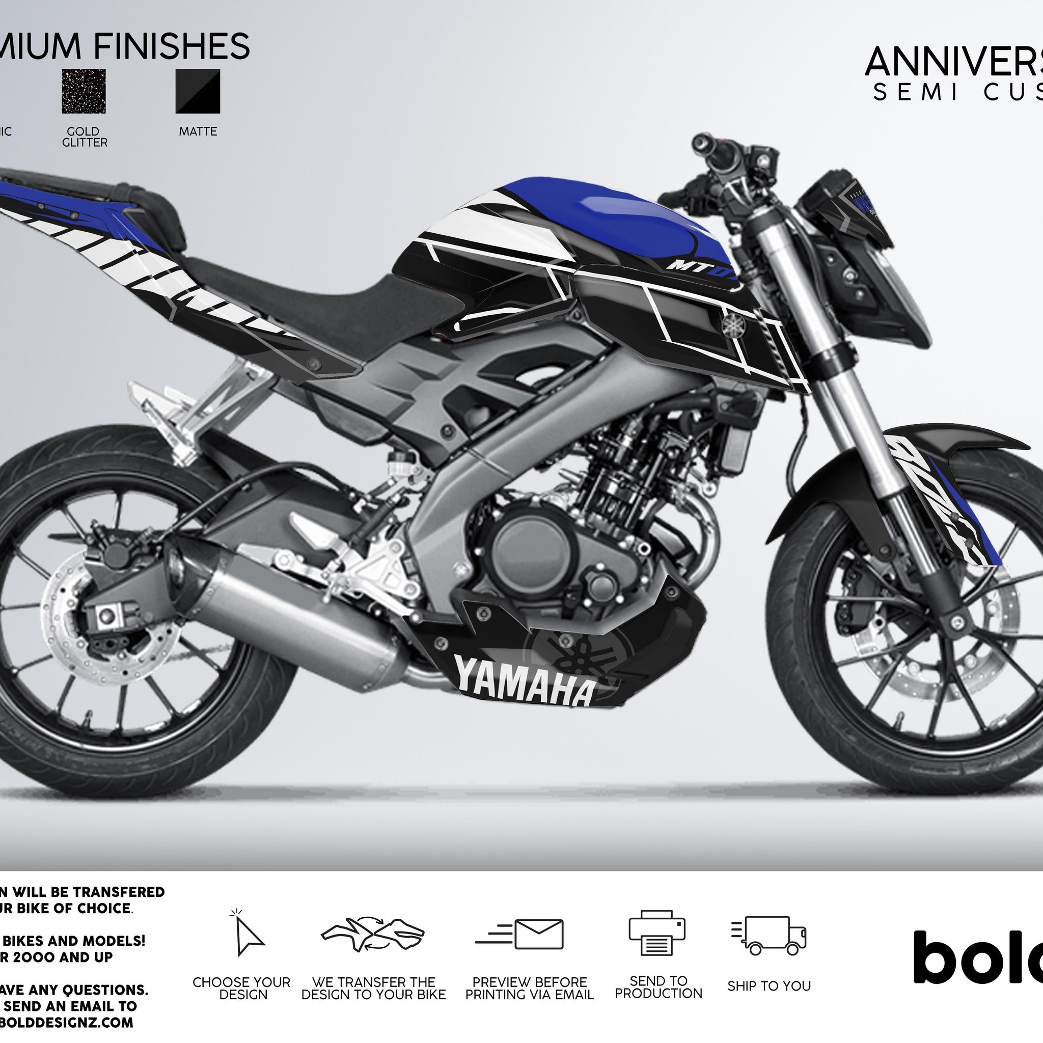 ANNIVERSARY - YAMAHA MT Graphics kit
