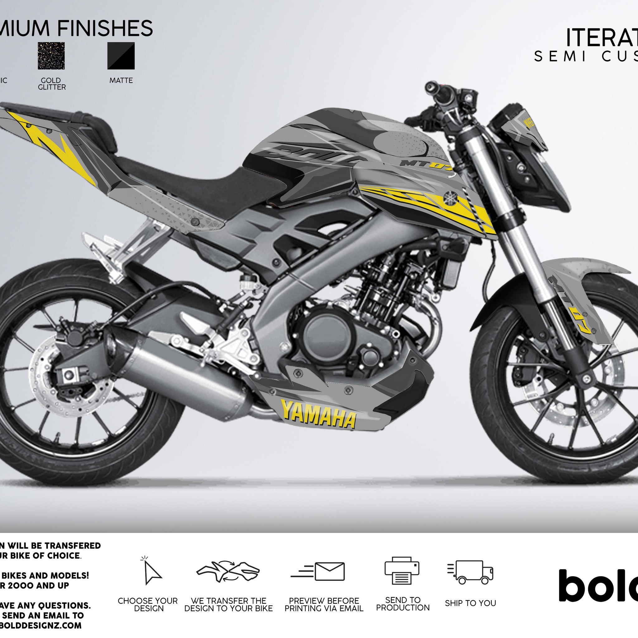 ITERATE - YAMAHA MT Graphics kit