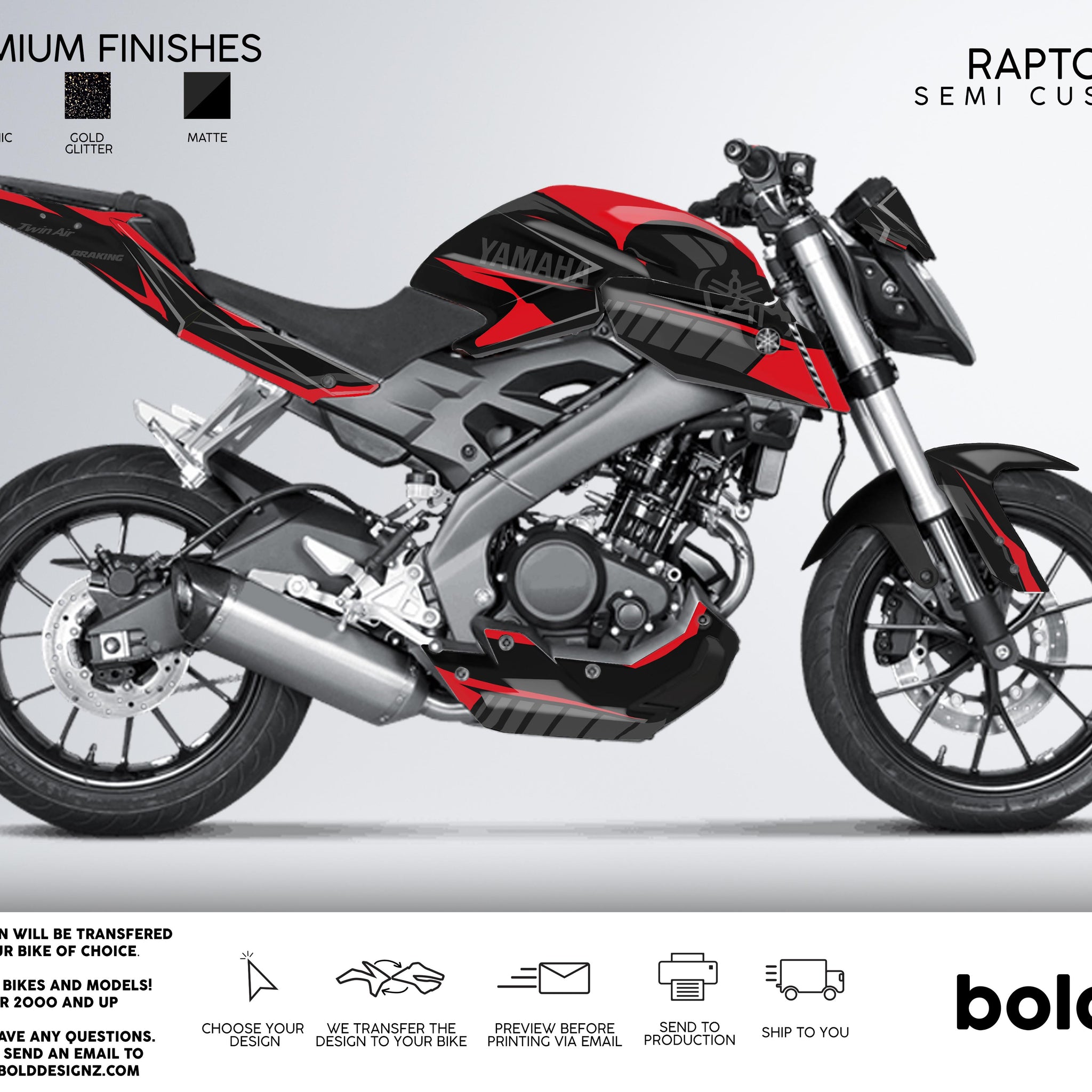 RAPTOR - YAMAHA MT Graphics kit