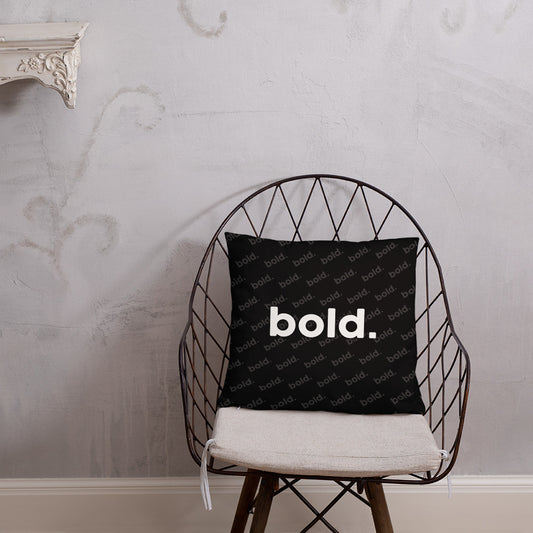 bold. Decoration Pillow