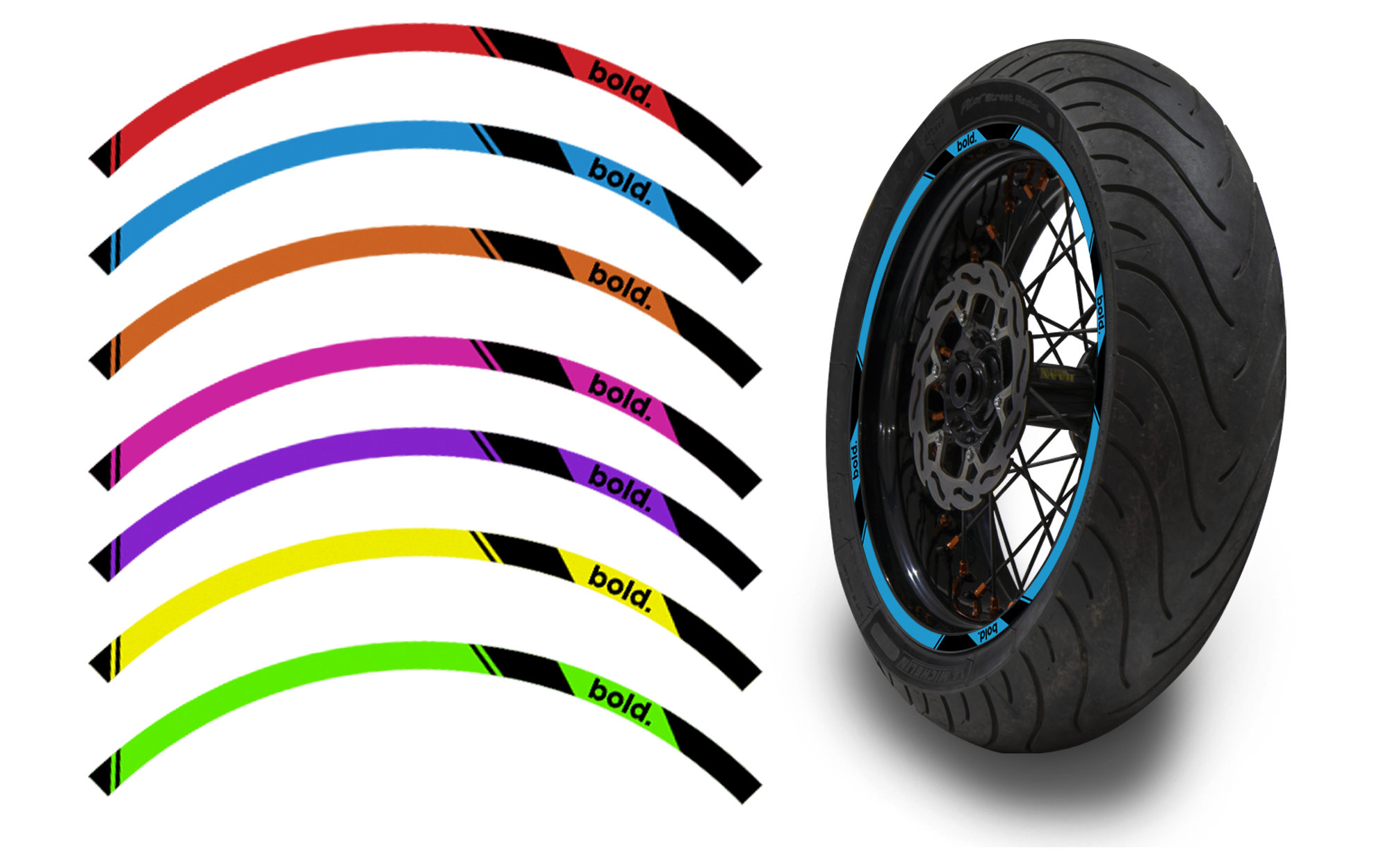 Motor Wheel Graphics Wheel Graphics - Bolddesignz