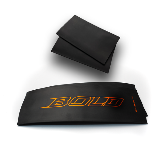 Orange Fork Covers - Full Set (Blacked Out Forks)