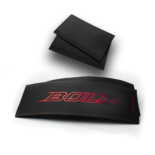 Red Fork Covers - Full Set (Blacked Out Forks)
