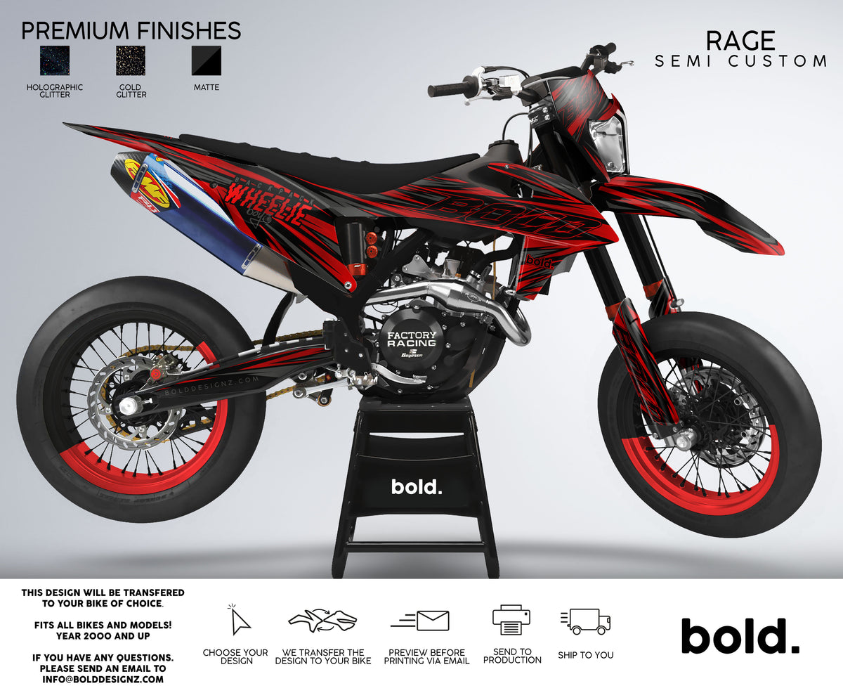 Rage Indesign RAGE - Graphics kit - Bolddesignz