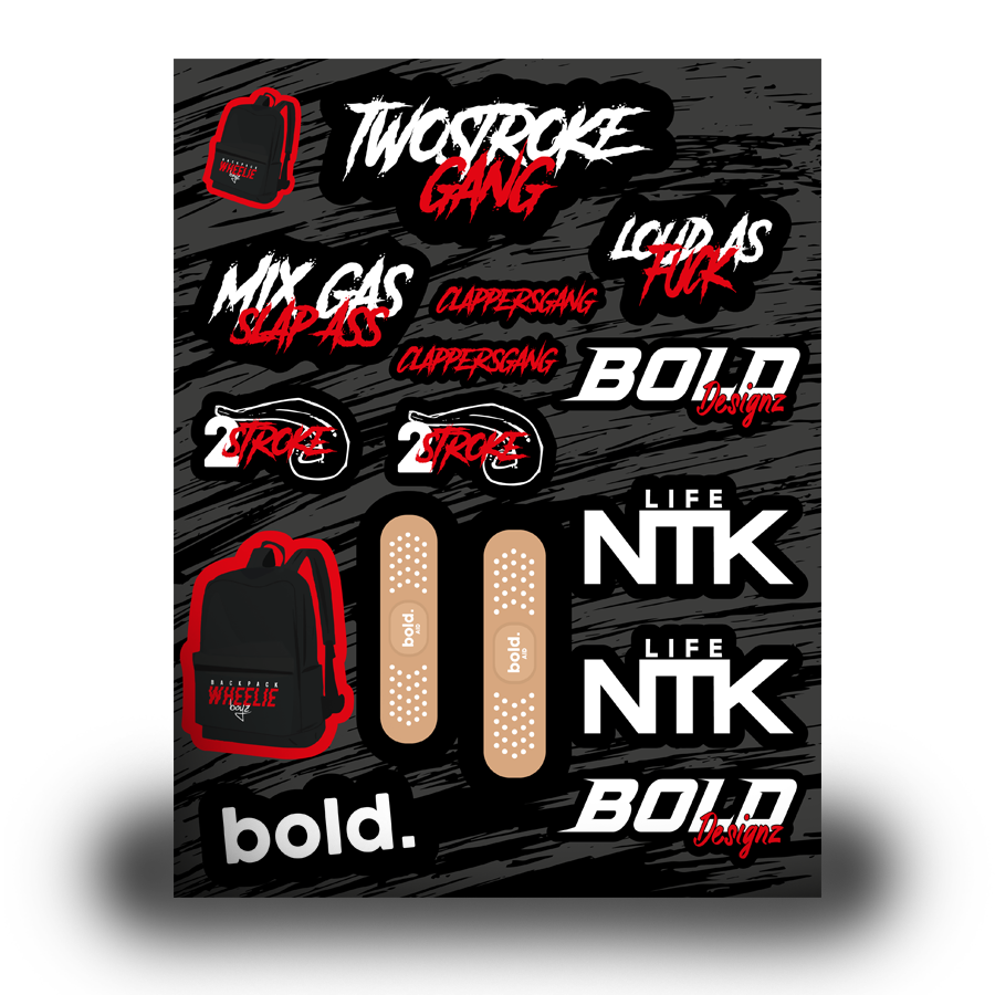 Sticker Sheet - Twostroke Edition